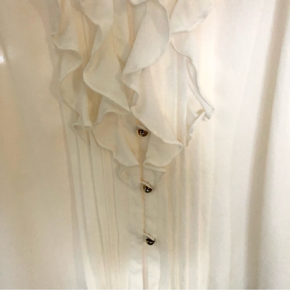 WHBM silk ruffle tank - Picture 4 of 7